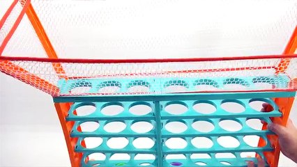 Ball Toss-4, Toss Four-In-A-Row Outdoor Or Indoor Family Game