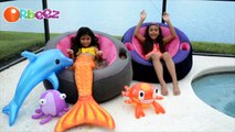 Fin Fun MERMAID CHALLENGES! | KidToyTesters over 1 hour of Mermaids Swimming