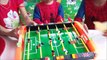 Toy for kids / FOOSBALL TABLE Challenge Soccer Mini Game Spidey vs DisneyCarToys