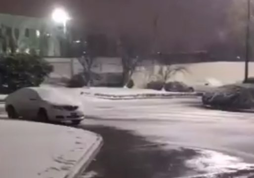 Coating of Snow Falls Across Northern Louisiana