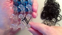 New Rainbow Loom Mini Fishtail Crossover Mash-up Bracelet - Reversible - Finger Loom