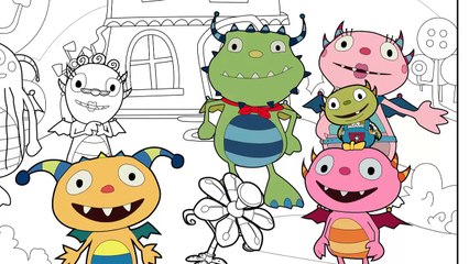 Henry el Monstruo Feliz en Español - Coloreando a la Familia de Henry el Monstruito