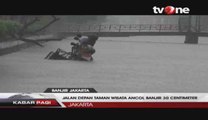 Hujan Deras dan Angin Kencang Akibatkan Banjir di Jakarta