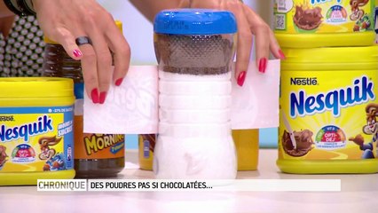 Petit-déjeuner  des poudres pas si chocolatées (Le Magazine de la santé)