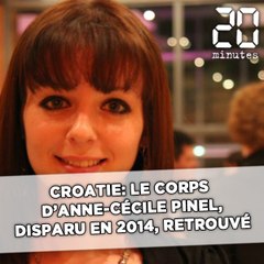 Croatie: Le corps d'Anne-Cécile Pinel, portée disparue en 2014, a été retrouvé