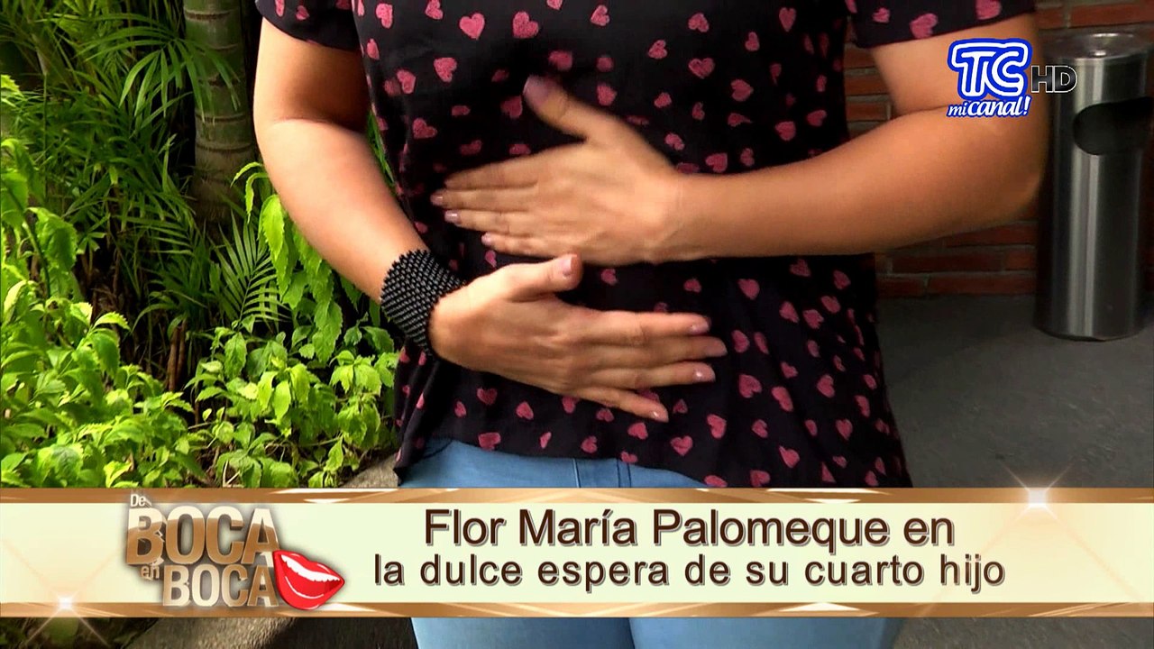 Flor María Palomeque en la dulce espera de su cuarto hijo