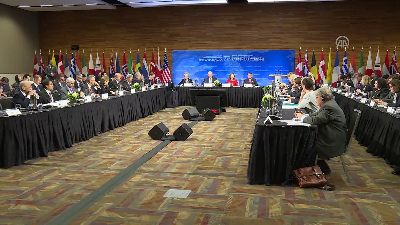 Dışişleri Bakanı Çavuşoğlu, “Kore Yarımadası'nın Güvenlik ve İstikrarı Dışişleri Bakanları Zirvesi'ne katıldı - VANCOUVER