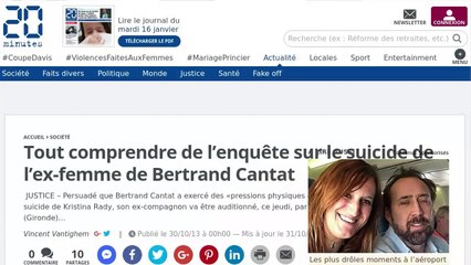 Bertrand Cantat en deuil