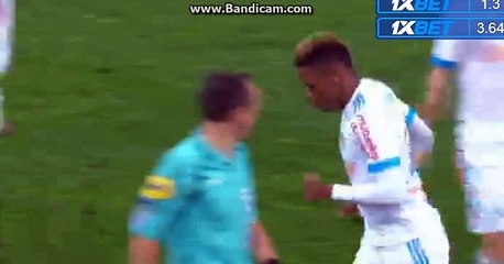 Clinton  Goal - Marseille 1-0 Strasbourg 16.01.2018