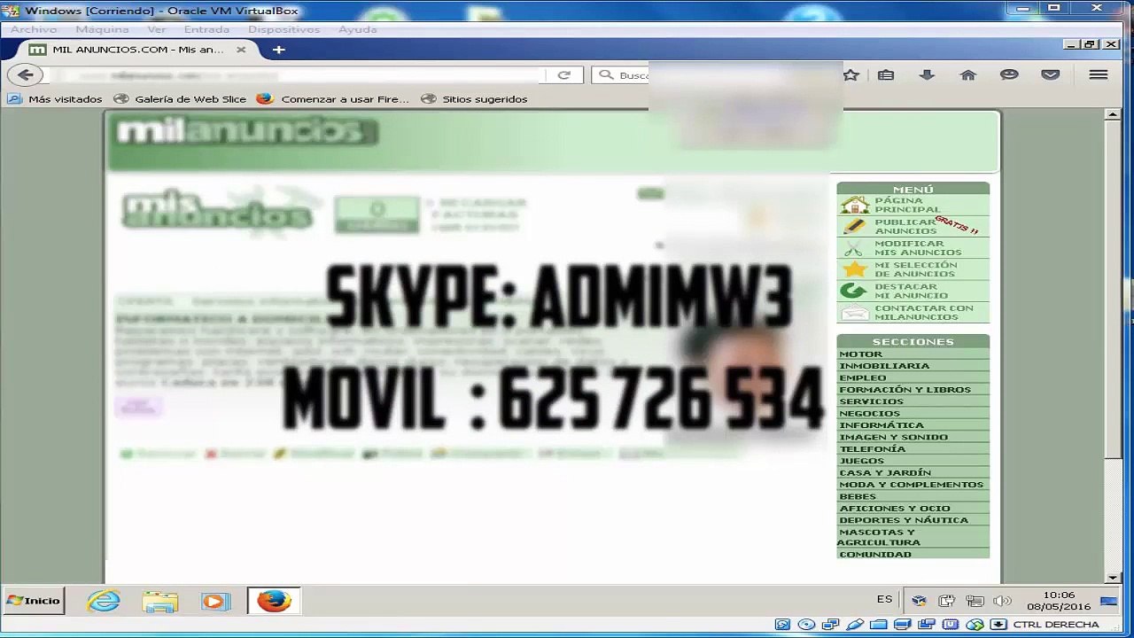 Poner colocar insertar meter subir publicar renovar anuncios [Automaticamente] Robot 2018