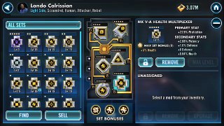 Lando Calrissian In Depth Charer Review Star Wars Galaxy of Heroes