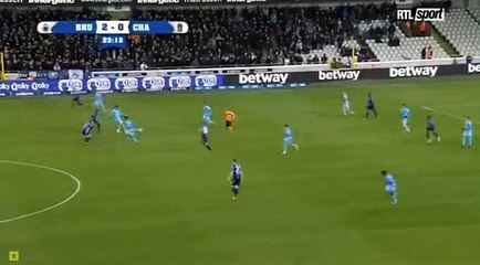 Francis N'Ganga  Goal HD -  Club Brugge KV	2-1	Charleroi 16.01.2018