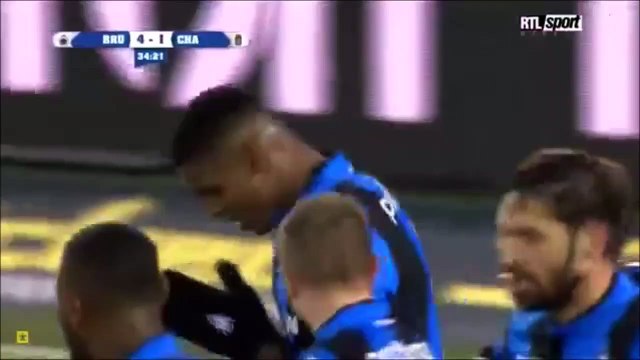 4-1 Wesley Goal Belgium Beker van Belgie Quarterfinal - 16.01.2018 Club Brugge 4-1 Sporting...