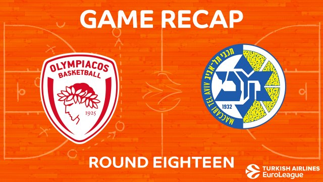 Highlights: Olympiacos Piraeus - Maccabi FOX Tel Aviv