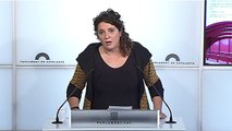 Núria Gibert (CUP) emplaça Carles Puigdemont a explicar-se 'de manera clara i diàfana' sobre el cas Palau i diu que això pot condicionar investidura