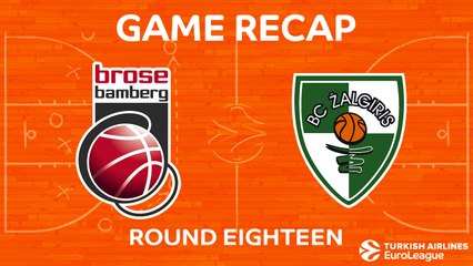 Highlights: Brose Bamberg - Zalgiris Kaunas