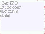 Sharkoon SATA QuickPort Intern 1Bay 35 Black  HDDSSD enclosures 35 Serial ATA Black