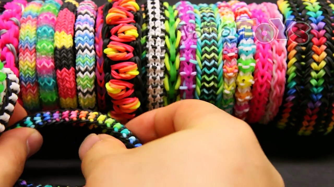 How to Make a Boxed Bow Bracelet - EASY design on the Rainbow Loom