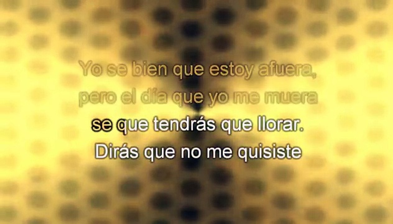 EL REY - VICENTE FERNANDEZ - KARAOKE - PISTA Y LETRA