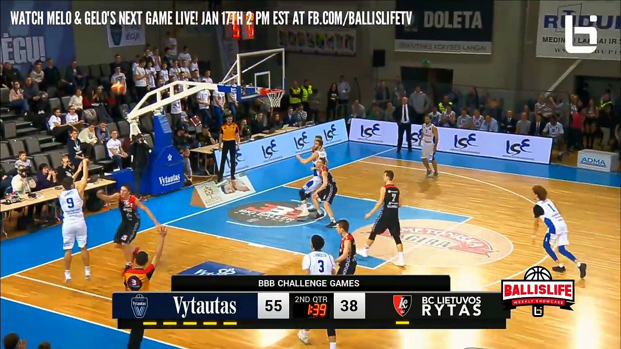 LaMelo & LiAngelo Ball Score 60 POINTS & DUNKS GALORE in 3rd PRO Game In Lithuania!