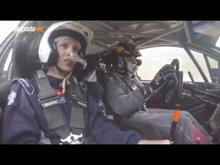 Copilotamos a Carlos Sainz en un Peugeot 208 T16 R5