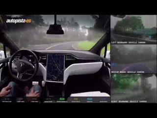 Así funciona el sistema de conducción autónoma de Tesla