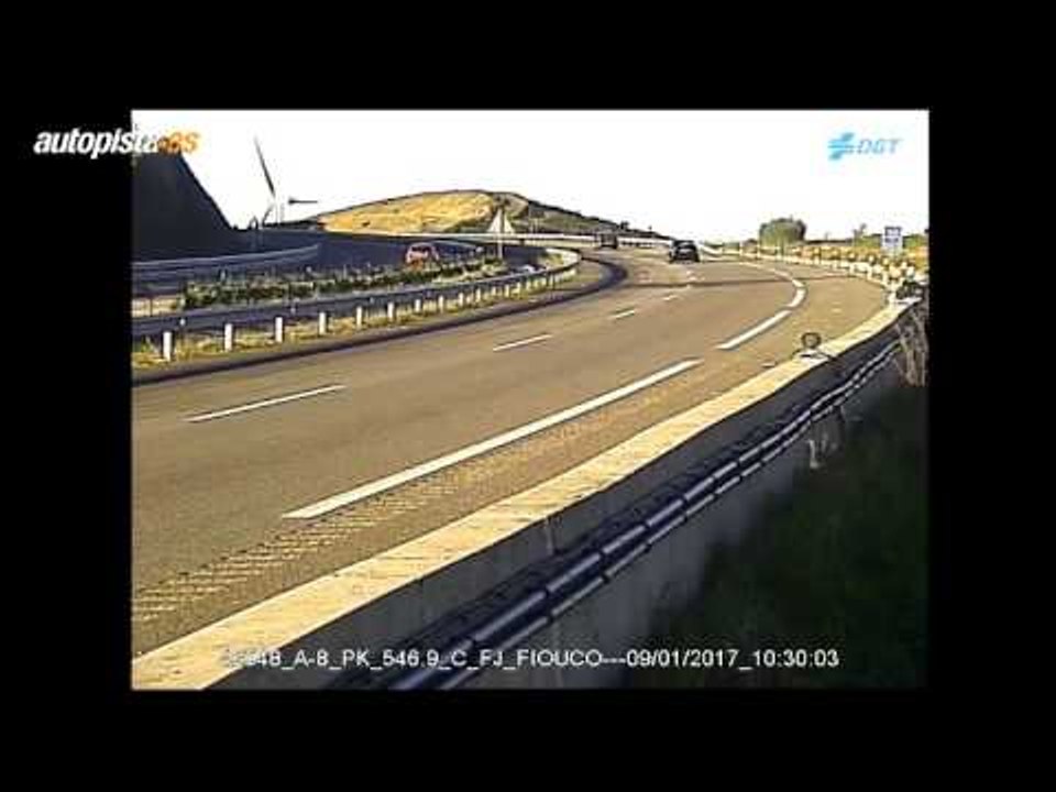 Conductora kamikaze en la A-8 en Lugo
