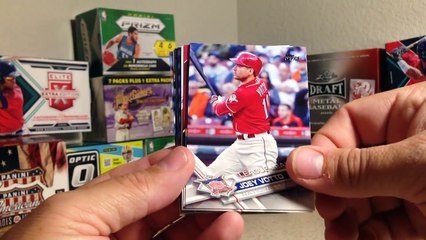 Opening a Blaster Box of 2017 Topps Baseball Cards part 1