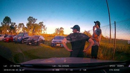 Car Park Thieves Caught on Dashcam
