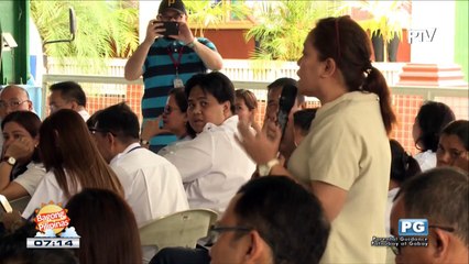 HEALTH IS WEALTH: Open forum sa Parang Elem. School on Dengvaxia
