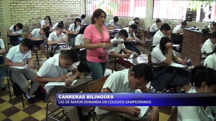 Carreras bilingues las de mayor demanda en colegios