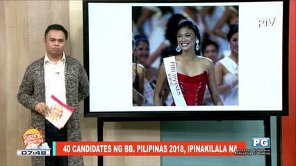 FIFIRAZZI: 40 candidates ng Bb. Pilipinas 2018, ipinakilala na; Desiree Del Valle at Boom Labrusca tied the knot; Dolore