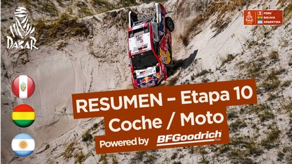 Resumen - Coche/Moto - Etapa 10 (Salta / Belén) - Dakar 2018