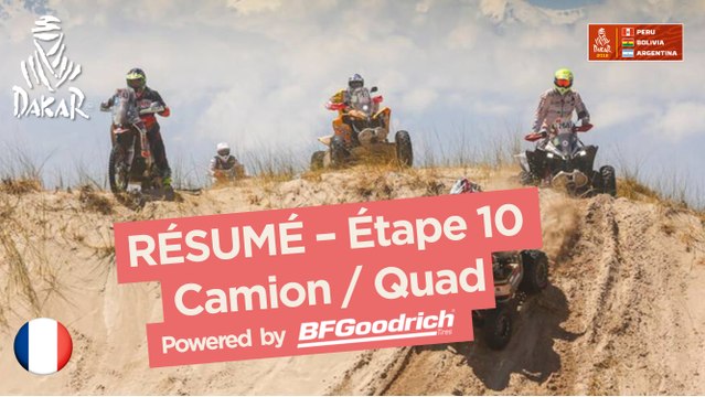 Résumé - Camion/Quad - Étape 10 (Salta / Belén) - Dakar 2018