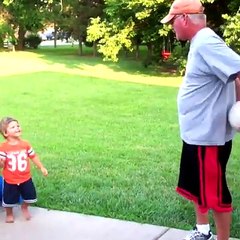 Family time with babies and great-grandparents   