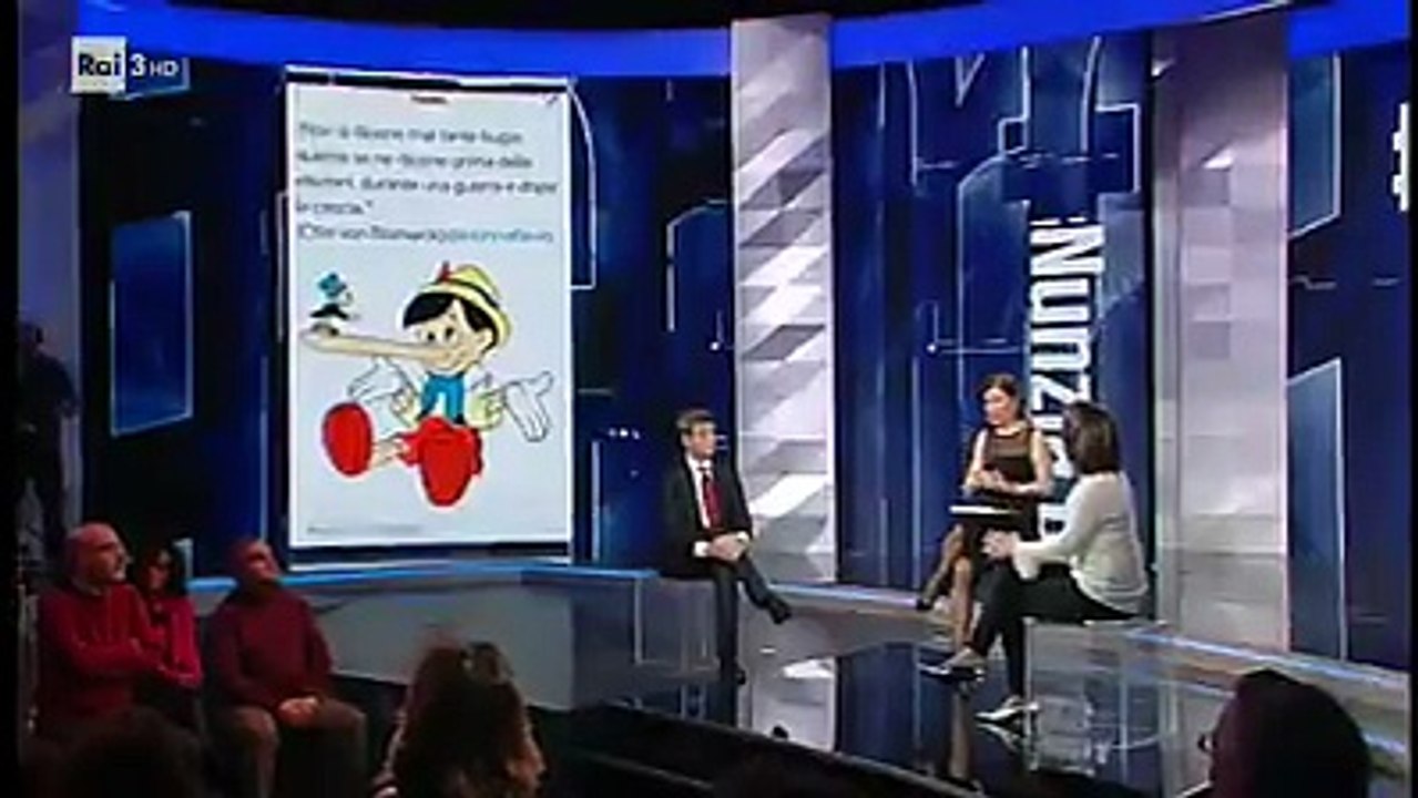 Flavio Insinna a "Carta Bianca" e l'ironia della rete sulle promesse elettorali -  16/01/2018