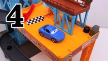 Best Learning Colors for Kids Lightning McQueen Piston Cup Garage Teaching Colors Disn