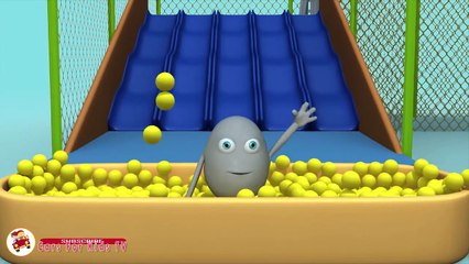 Learn Colors with Baby Surprise Eggs Balls For Children Indoor Playground Famil