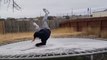 San Antonio Boy Attempts Icy Stunt by Jumping on Slick Trampoline