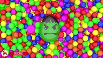 Learn Colors With BALL PIT SHOW for Children - Giant Surprise Eggs Balls fo