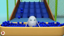 Learn Colors with Baby Surprise Eggs Balls For Children Indoo