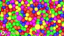 Learn Colors With BALL PIT SHOW for Children - Giant Surprise Eggs Balls for Kids-4eb