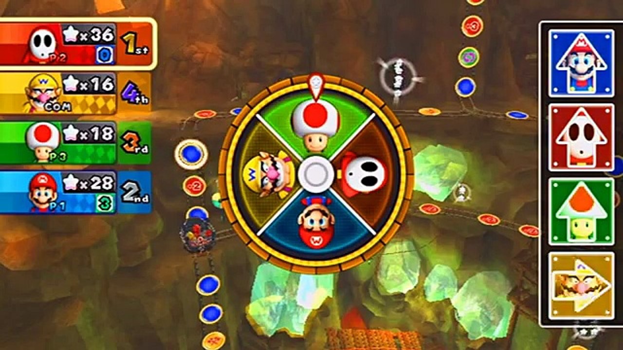 Mario Party 9 Gamplay: Magma Mines!!