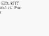 Vetro Touch screen Digitizer 70 Miia MT743G 3G Tablet PC Nero