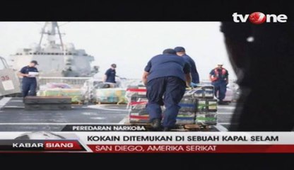 17 Ton Kokain Ditemukan di Dalam Kapal Selam
