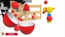 Learn Colors With Surprise Eggs Ice Cream Lollipop Cow Colors