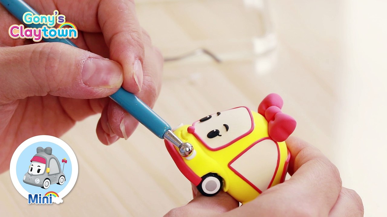 Transformed into clay♥ Mini became so soft! | Friends of Robocar POLI | Gony’s Claytown