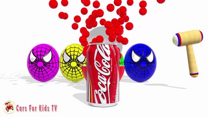 Learn Colors with Surprise Eggs Real Food Mcdonalds for Children   Lea