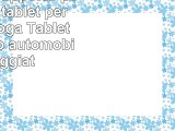 kwmobile supporto poggiatesta tablet per Lenovo Yoga Tablet 8 nero  auto automobile