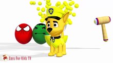 Learn Colors With Surprise Eggs Paw Patrol Cartoon - GIANT